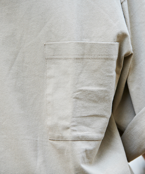 kutir(クティール)の「【ウルトラルーズシルエット】7分袖Tシャツ(Tシャツ/カットソー・メンズ・パープル/ブラック/ベージュ/ホワイト・MEDIUM/LARGE)」の17枚目の写真