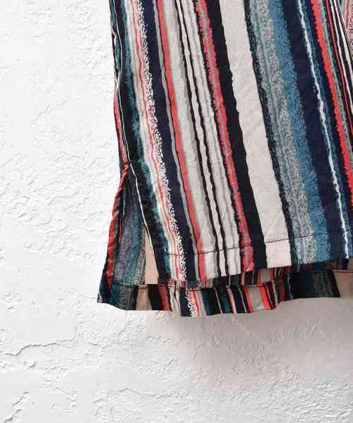 MinoriTY（マイノリティ）の「総柄オープンカラーシャツ 開襟シャツ（シャツ/ブラウス・メンズ・レッド/イエロー/ブルー/ストライプ・L/M）」の19枚目の写真