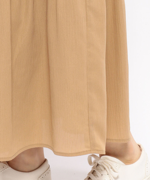 Petit Honfleur（プチオンフルール）の「ティアードスカート（スカート・レディース・ブラック/モカ/カーキ・M size/L size）」の9枚目の写真