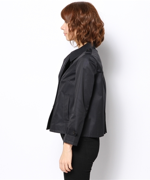 green label relaxing（グリーンレーベルリラクシング）の「GT C/GABA ショートトレンチコート ◆（トレンチコート・レディース・ベージュ/ネイビー・38/40）」の8枚目の写真