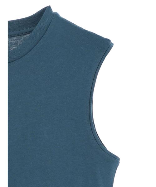 AMERICAN HOLIC(アメリカンホリック)の「クルーネックノースリーブカットプルオーバー*(Tシャツ/カットソー・レディース・ブラック/ネイビー/ピンク/イエロー/グリーン/アイボリー/ベージュ系その他/キャメル/ライトピンク・M/L)」の15枚目の写真