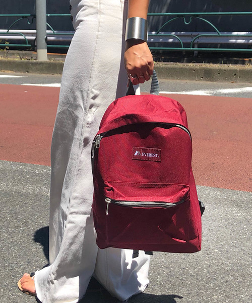 EVEREST（エベレスト）の「【EVEREST】（UN）ベーシック バックパック（バックパック/リュック・メンズ・ブラック/グリーン/ライム/ネイビー/レッド/マルーン/オレンジ・FREE）」の6枚目の写真