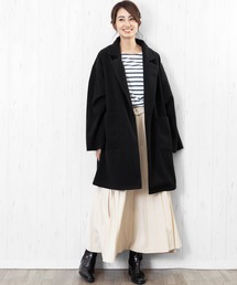 mili an deni（ミリアンデニ）の「BIGシルエットミドルコート（その他アウター）」