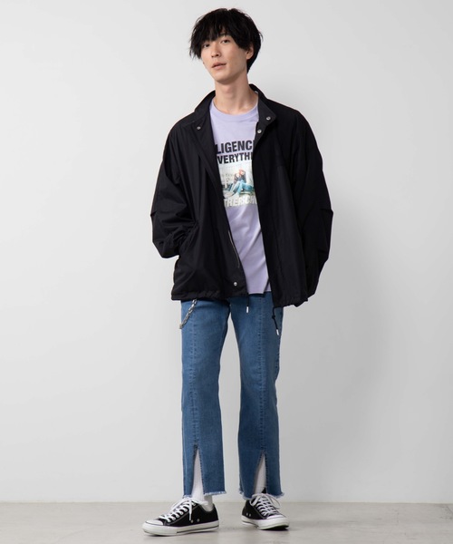 WEGO（ウィゴー）の「WEGO/ショートモッズコート（モッズコート・メンズ・ブラック/ベージュ/カーキ・MEDIUM/LARGE）」の4枚目の写真