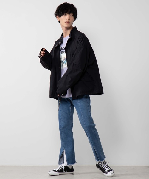 WEGO（ウィゴー）の「WEGO/ショートモッズコート（モッズコート・メンズ・ブラック/ベージュ/カーキ・MEDIUM/LARGE）」の7枚目の写真