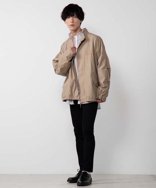 WEGO（ウィゴー）の「WEGO/ショートモッズコート（モッズコート・メンズ・ブラック/ベージュ/カーキ・MEDIUM/LARGE）」の8枚目の写真