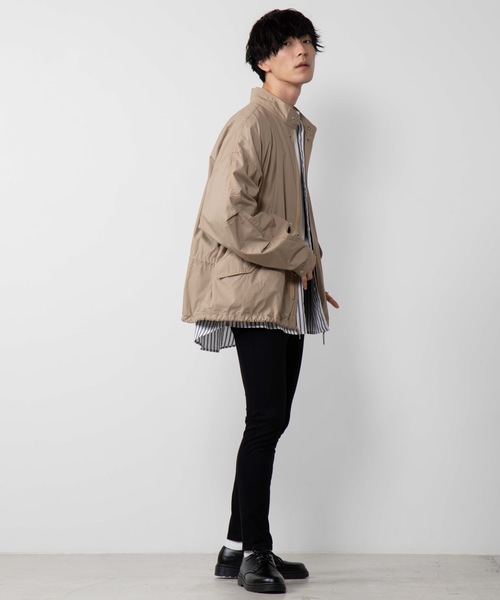 WEGO（ウィゴー）の「WEGO/ショートモッズコート（モッズコート・メンズ・ブラック/ベージュ/カーキ・MEDIUM/LARGE）」の9枚目の写真