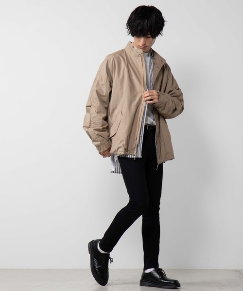 WEGO（ウィゴー）の「WEGO/ショートモッズコート（モッズコート・メンズ・ブラック/ベージュ/カーキ・MEDIUM/LARGE）」の11枚目の写真