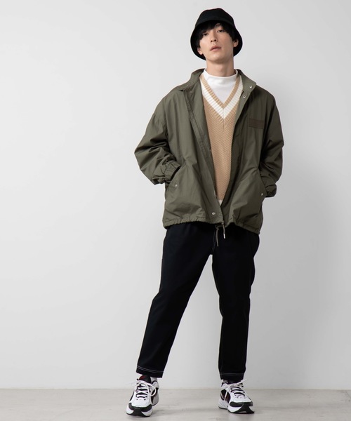 WEGO（ウィゴー）の「WEGO/ショートモッズコート（モッズコート・メンズ・ブラック/ベージュ/カーキ・MEDIUM/LARGE）」の14枚目の写真
