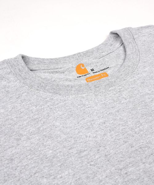 Carhartt（カーハート）の「CARHARTT カーハート Workwear Pocket Long Sleeve T-Shirt（Tシャツ/カットソー・メンズ・ダークグリーン/ダークブラウン/ダークオリーブ/ワイン/ネイビー/ブラック/ヘザーチャコール/グレー/グレイッシュブルー/ブルー・M/L/XL）」の13枚目の写真