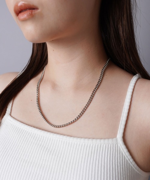 ZOZOTOWN限定プライス】シルバーチェーンネックレス/50㎝/プレゼントに