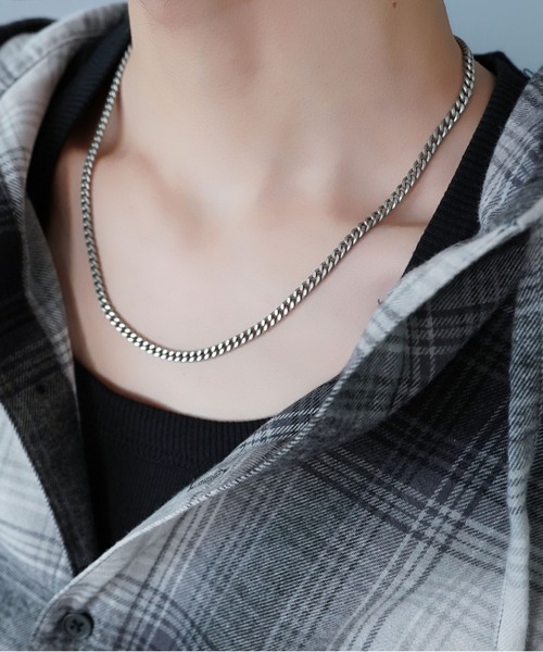 SPINNS(スピンズ)の「【累計販売4.4万本】シルバーチェーンネックレス/黄金比50cm /一番使いやすい定番サイズ/ユニセックス(ネックレス・メンズ・シルバー/ゴールド/シルバー×ゴールド/アンティークシルバー/アンティークゴールド・ONESIZE)」の19枚目の写真