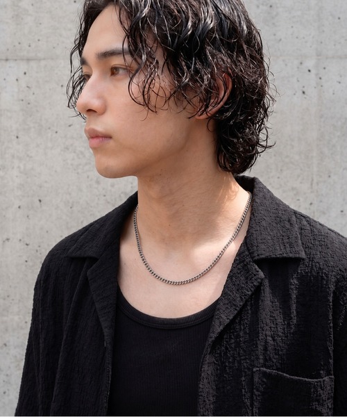 SPINNS(スピンズ)の「シルバーチェーンネックレス/一番使いやすい定番サイズ/ユニセックス(ネックレス・メンズ・シルバー/ゴールド/シルバー×ゴールド/アンティークシルバー/アンティークゴールド・ONESIZE)」の20枚目の写真