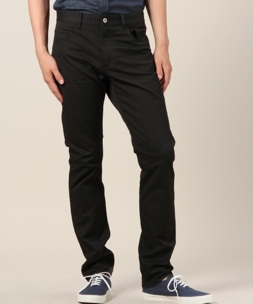 BEAUTY&YOUTH UNITED ARROWS（ビューティーアンドユースユナイテッドアローズ）の「BY ストレッチ ピケ 5P スリムパンツ◆（その他パンツ・メンズ・オフホワイト/ブラック・28inch/34inch/30inch/32inch）」の2枚目の写真