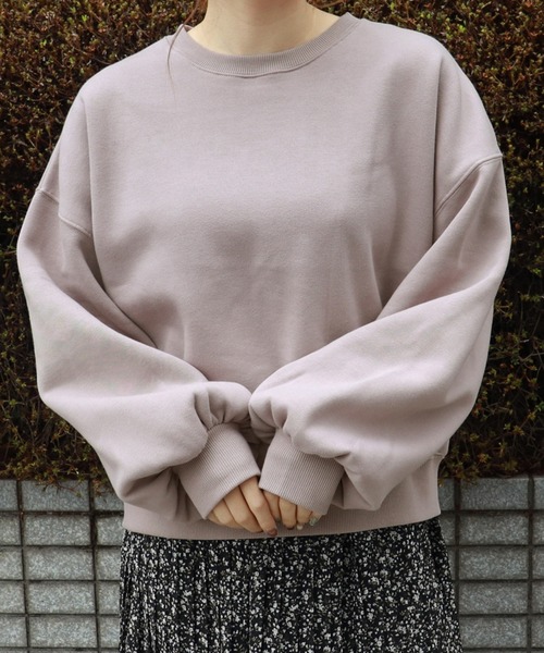 PairPair（ペアペア）の「バックリボンスウェット（スウェット・レディース・ラベンダー/ライトベージュ・FREE）」の5枚目の写真