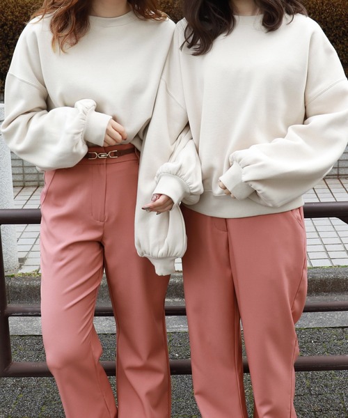 PairPair（ペアペア）の「バックリボンスウェット（スウェット・レディース・ラベンダー/ライトベージュ・FREE）」の18枚目の写真