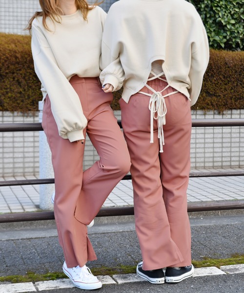 PairPair（ペアペア）の「バックリボンスウェット（スウェット・レディース・ラベンダー/ライトベージュ・FREE）」の19枚目の写真