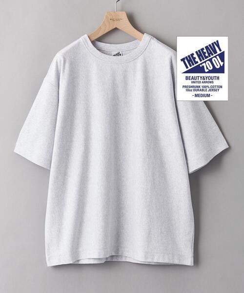 BEAUTY&YOUTH UNITED ARROWS(ビューティーアンドユースユナイテッドアローズ)の「BY 10oz ヘビー ワイド Tシャツ(Tシャツ/カットソー・メンズ・ブラック/ホワイト/ライトグレー/シルバー/ネイビー・M/L/XL/S/XXL)」の5枚目の写真