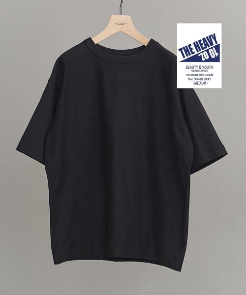 BEAUTY&YOUTH UNITED ARROWS(ビューティーアンドユースユナイテッドアローズ)の「BY 10oz ヘビー ワイド Tシャツ(Tシャツ/カットソー・メンズ・ブラック/ホワイト/ライトグレー/シルバー/ネイビー・M/L/XL/S/XXL)」の2枚目の写真