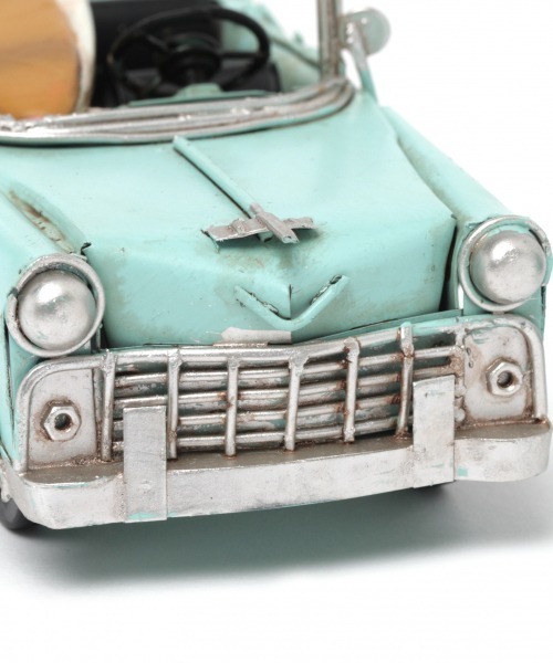 水色クラシックカー風装飾用おもちゃ 水色クラシックカー風装飾用おもちゃ