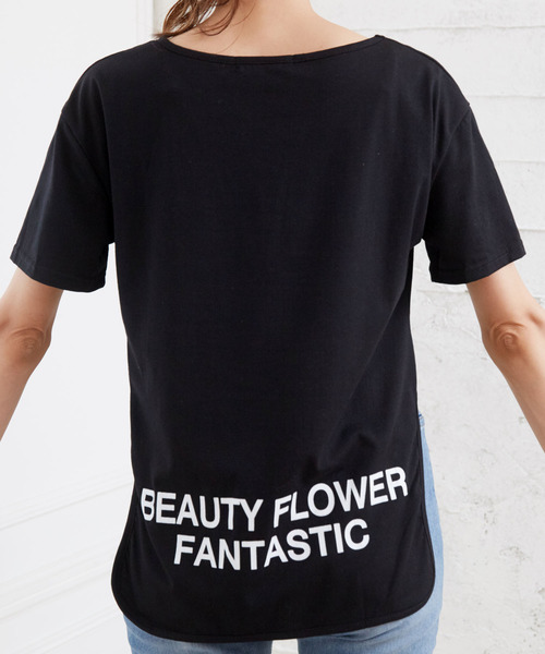 Bifrost(ビフレスト)の「サイドスリットTシャツ(Tシャツ/カットソー・レディース・ホワイト/ブラック/グレー・M/L/XL)」の15枚目の写真