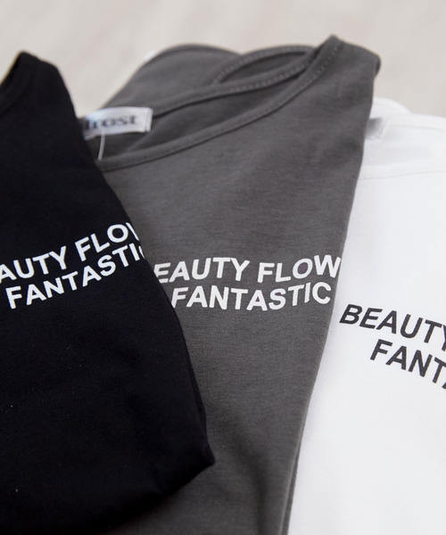Bifrost(ビフレスト)の「サイドスリットTシャツ(Tシャツ/カットソー・レディース・ホワイト/ブラック/グレー・M/L/XL)」の5枚目の写真