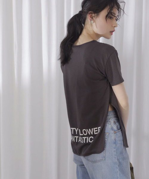 Bifrost(ビフレスト)の「サイドスリットTシャツ(Tシャツ/カットソー・レディース・ホワイト/ブラック/グレー・M/L/XL)」の22枚目の写真