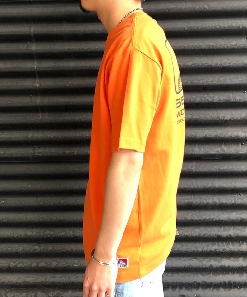 BEN DAVIS（ベンデイビス）の「[BEN DAVIS/ベンデイビス] ボックスロゴTシャツ（Tシャツ/カットソー・メンズ・ブラック/オレンジ/ホワイト/ベージュ・M/L）」の16枚目の写真