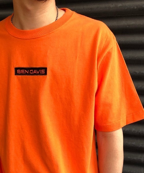 BEN DAVIS（ベンデイビス）の「[BEN DAVIS/ベンデイビス] ボックスロゴTシャツ（Tシャツ/カットソー・メンズ・ブラック/オレンジ/ホワイト/ベージュ・M/L）」の15枚目の写真
