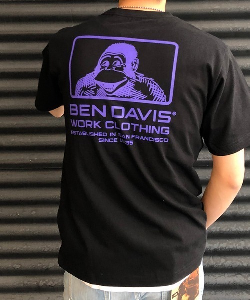 BEN DAVIS（ベンデイビス）の「[BEN DAVIS/ベンデイビス] ボックスロゴTシャツ（Tシャツ/カットソー・メンズ・ブラック/オレンジ/ホワイト/ベージュ・M/L）」の20枚目の写真