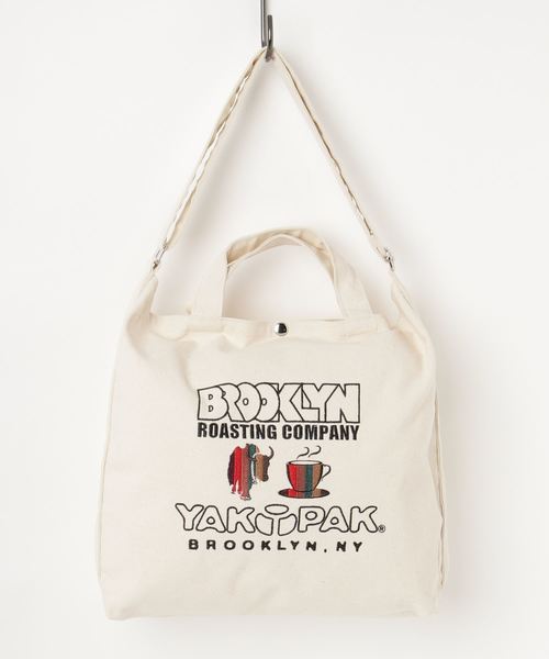 YAKPAK（ヤックパック）の「【YAK PAK】コットンキャンバストートバック / ショルダーバック（トートバッグ・レディース・ホワイト系その他2/ホワイト系その他/ブラック系その他2/ブラック系その他・FREE）」の10枚目の写真