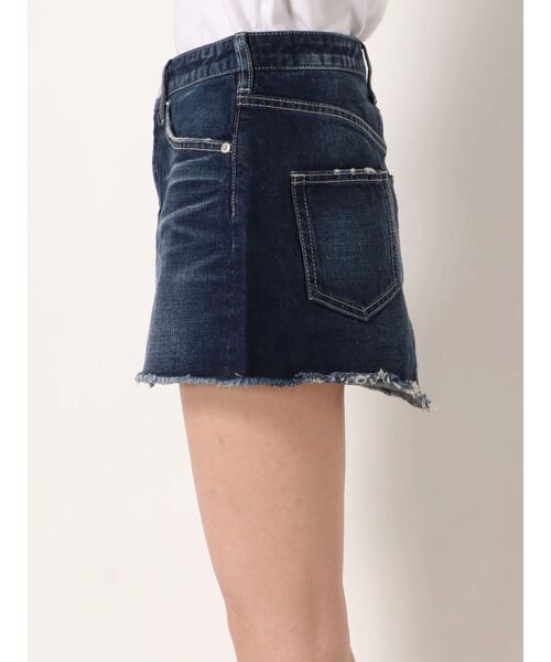 GYDA(ジェイダ)の「スカートライクショーパン(デニムスカート・レディース・ブルー/ライトブルー/インディゴブルー・MEDIUM/X-SMALL/SMALL)」の12枚目の写真