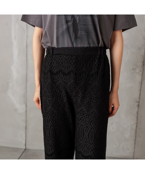 PUAL CE CIN（ピュアルセシン）の「ラッセルレースパンツ（その他パンツ・レディース・アイボリー/ブラック・FREE）」の22枚目の写真