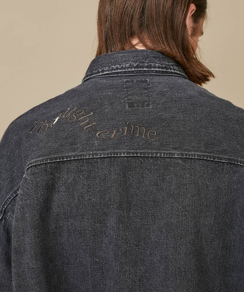 Name.】DENIM EMBROIDERED SHIRT/NMSH-20AW-006（シャツ