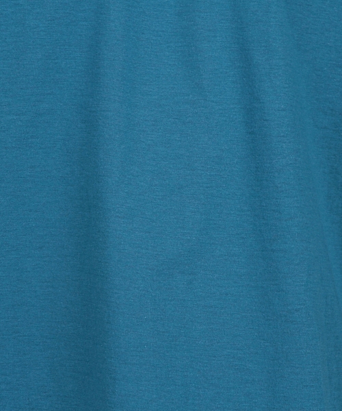 EN ROUTE(アンルート)の「ENR ペーパライク 7SLカットソー●(Tシャツ/カットソー・メンズ・グレー/ターコイズブルー/オフホワイト/ブラック・3/2/1)」の7枚目の写真