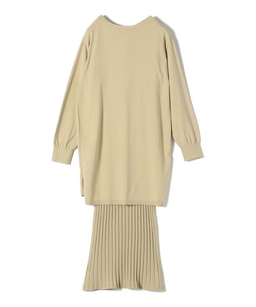 SHIPS（シップス）の「レイヤードニットワンピース（ワンピース・レディース・ブラック/ベージュ・ONE SIZE）」の20枚目の写真