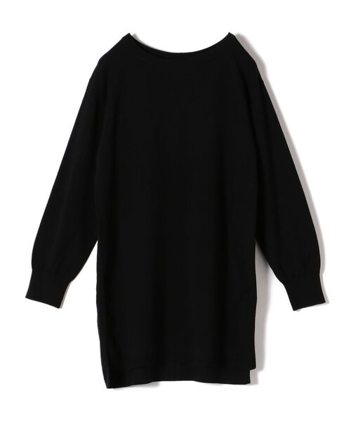 SHIPS（シップス）の「レイヤードニットワンピース（ワンピース・レディース・ブラック/ベージュ・ONE SIZE）」の9枚目の写真