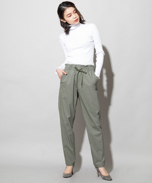 Munich（ミューニック）の「ハイパワーストレッチ シャーリングテーパードパンツ(セットアップ可)（その他パンツ・レディース・ブラック/ネイビー/カーキ/ナチュラル・S/M/XS）」の22枚目の写真