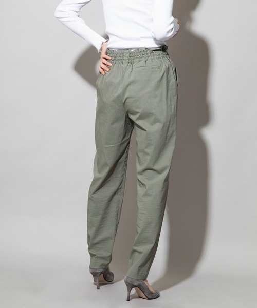 Munich（ミューニック）の「ハイパワーストレッチ シャーリングテーパードパンツ(セットアップ可)（その他パンツ・レディース・ブラック/ネイビー/カーキ/ナチュラル・S/M/XS）」の18枚目の写真