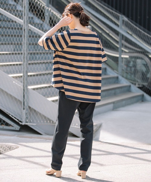 Munich（ミューニック）の「ハイパワーストレッチ シャーリングテーパードパンツ(セットアップ可)（その他パンツ・レディース・ブラック/ネイビー/カーキ/ナチュラル・S/M/XS）」の10枚目の写真