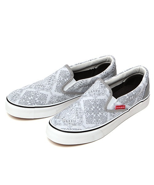 チチカカ（チチカカ）の「パターンバリエーションスリッポン（スリッポン・レディース・ライトグレー/パープル/ブラウン・MEDIUM/LARGE）」の11枚目の写真