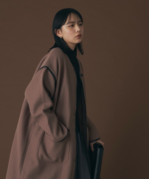 べべアンジュ♡ ノーカラーガウンコート Bébé Ange | ㅤ ㅤ 📍ノーカラーガウンコート 予約販売は12/8(金