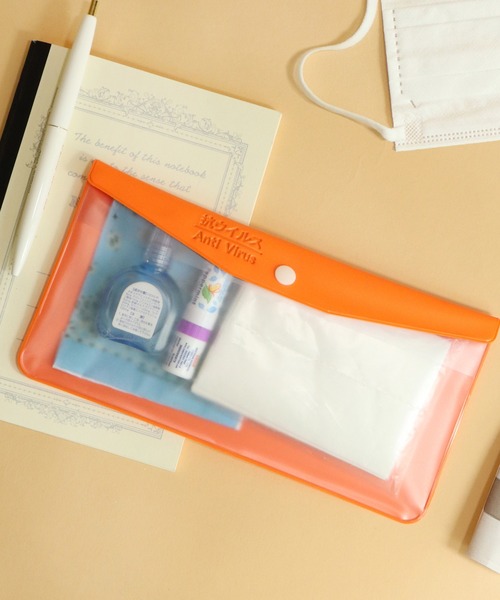 OUTDOOR PRODUCTS（アウトドアプロダクツ）の「∴ 【 OUTDOOR PRODUCTS / アウトドアプロダクツ 】 抗ウィルス マスクケース SIAA認証済み素材 OD801 AWD･･（ポーチ・メンズ・ホワイト/ブラック/オレンジ/ブルー/グリーン・FREE）」の5枚目の写真