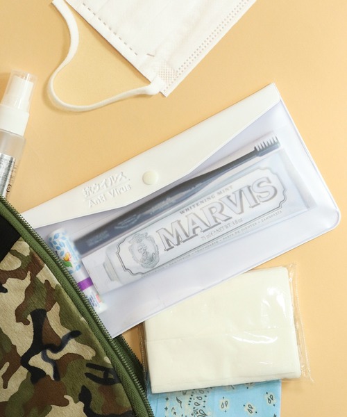 OUTDOOR PRODUCTS（アウトドアプロダクツ）の「∴ 【 OUTDOOR PRODUCTS / アウトドアプロダクツ 】 抗ウィルス マスクケース SIAA認証済み素材 OD801 AWD･･（ポーチ・メンズ・ホワイト/ブラック/オレンジ/ブルー/グリーン・FREE）」の13枚目の写真