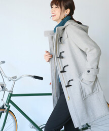 ブランド古着 Global Work グローバルワーク レディース のダッフルコート グレー 灰色系 古着通販 Zozoused