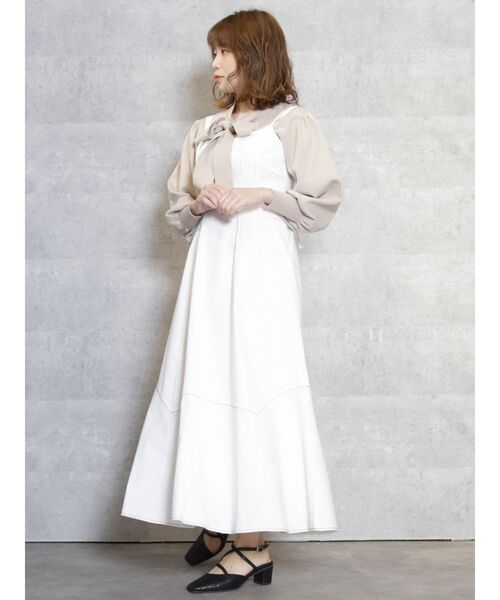 フォクシーニューヨーク Dress Degas 43884 ワンピース 38 ホワイト