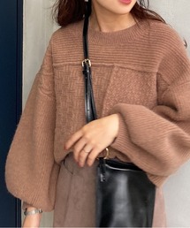 archives | パッチワークケーブルニットプルオーバー(ニット/セーター)