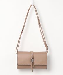 VIBGYOR Select/マット 合皮 ツインベルト ショルダー バッグ♪ 【TWIN BELT　SHOULDER】（TK）