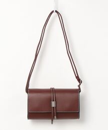VIBGYOR Select/マット 合皮 ツインベルト ショルダー バッグ♪ 【TWIN BELT SHOULDER】(TK)