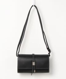VIBGYOR Select/マット 合皮 ツインベルト ショルダー バッグ♪ 【TWIN BELT SHOULDER】(TK)